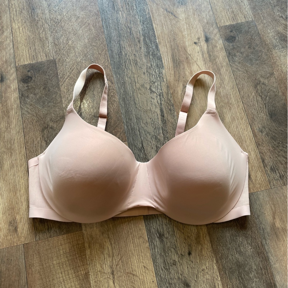 Soma lightly lined scoop balconette bra comfy mesh back underwire